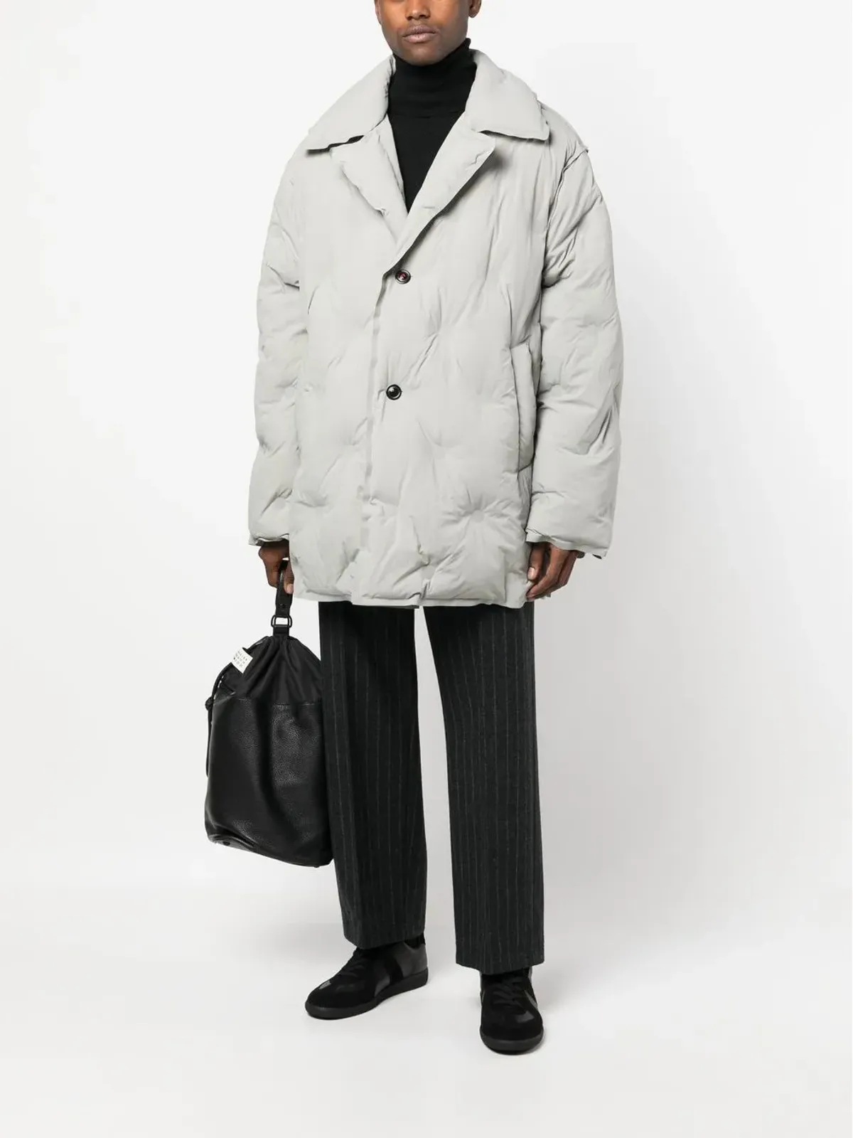 Maison Margiela シングルブレストパデッドコート - 画像2