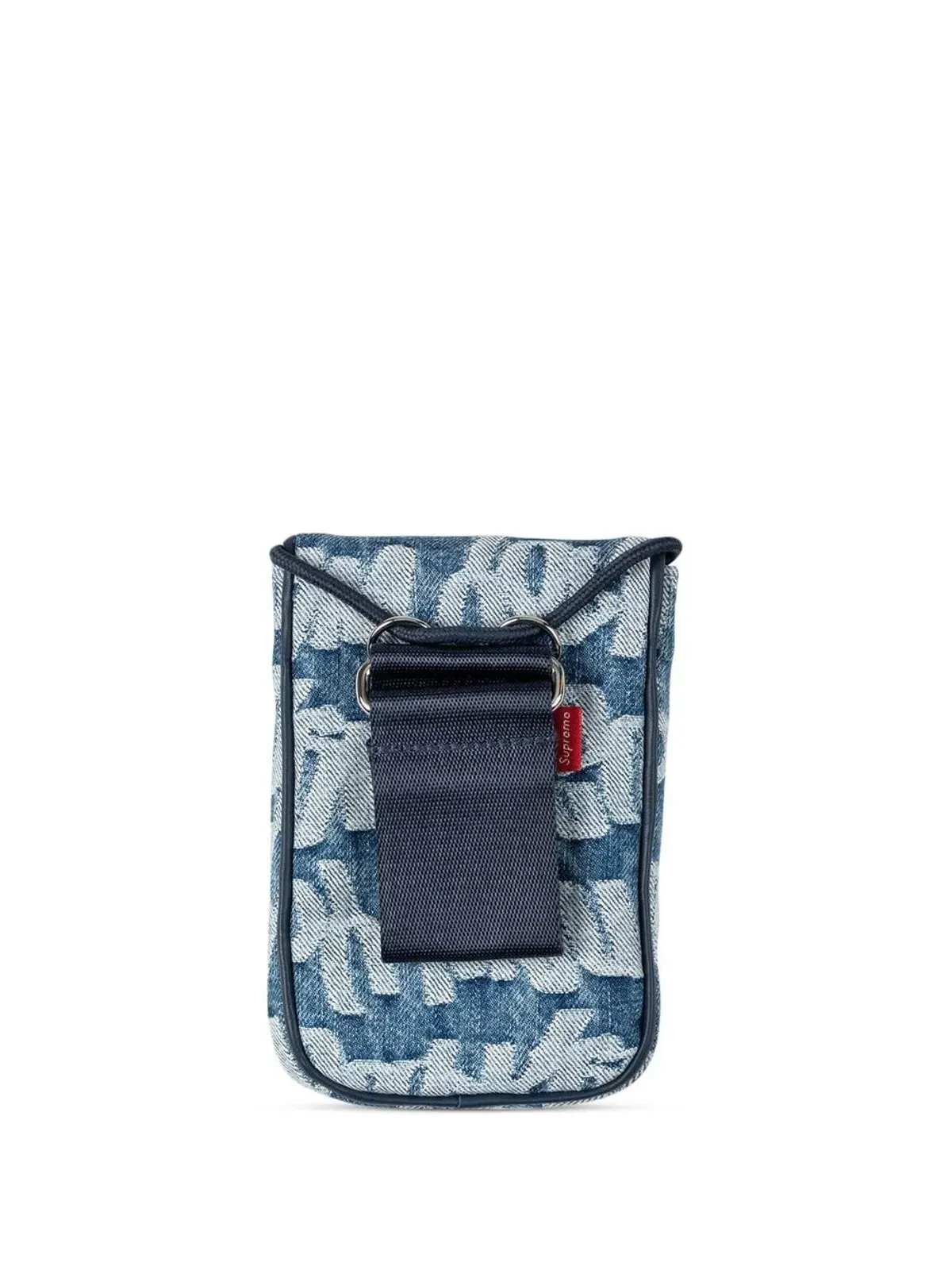 Supreme ジャカードデニム ネックポーチ ブルー - 画像2