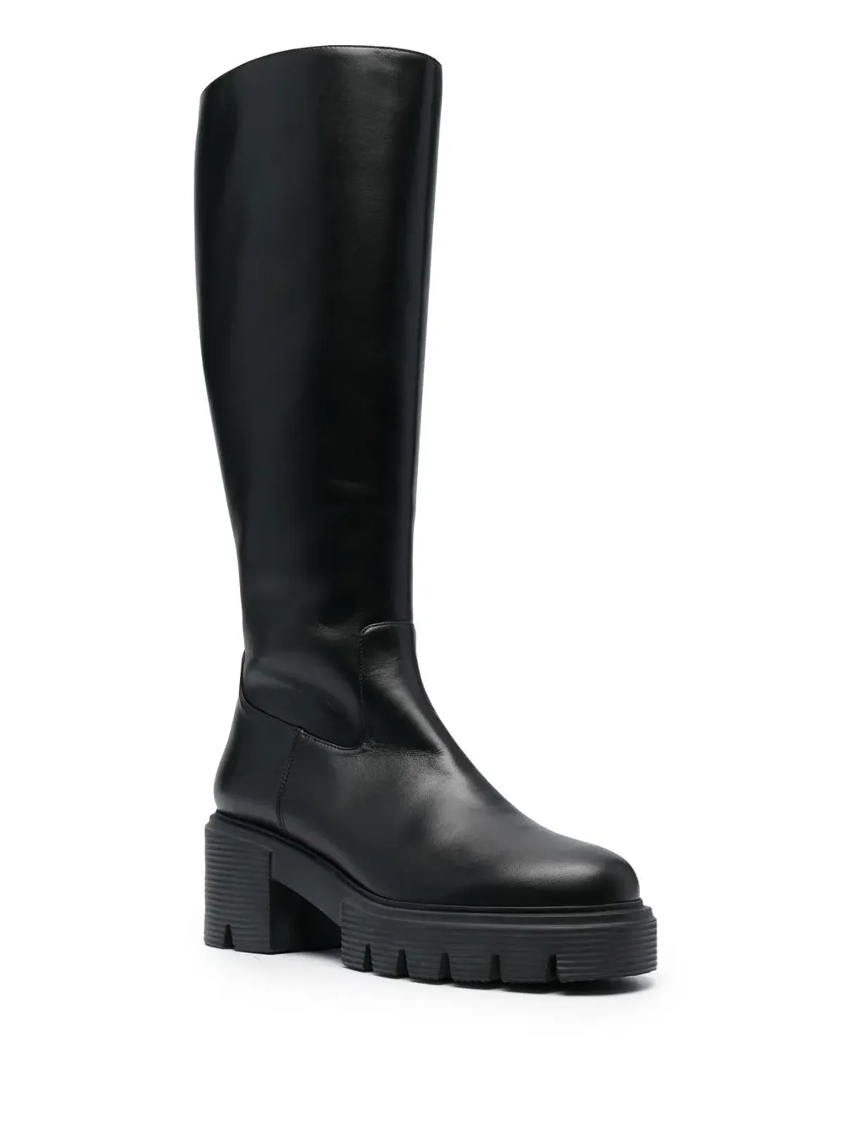 Stuart Weitzman ソーホー カーフレングス レザー ブーツ - 画像2