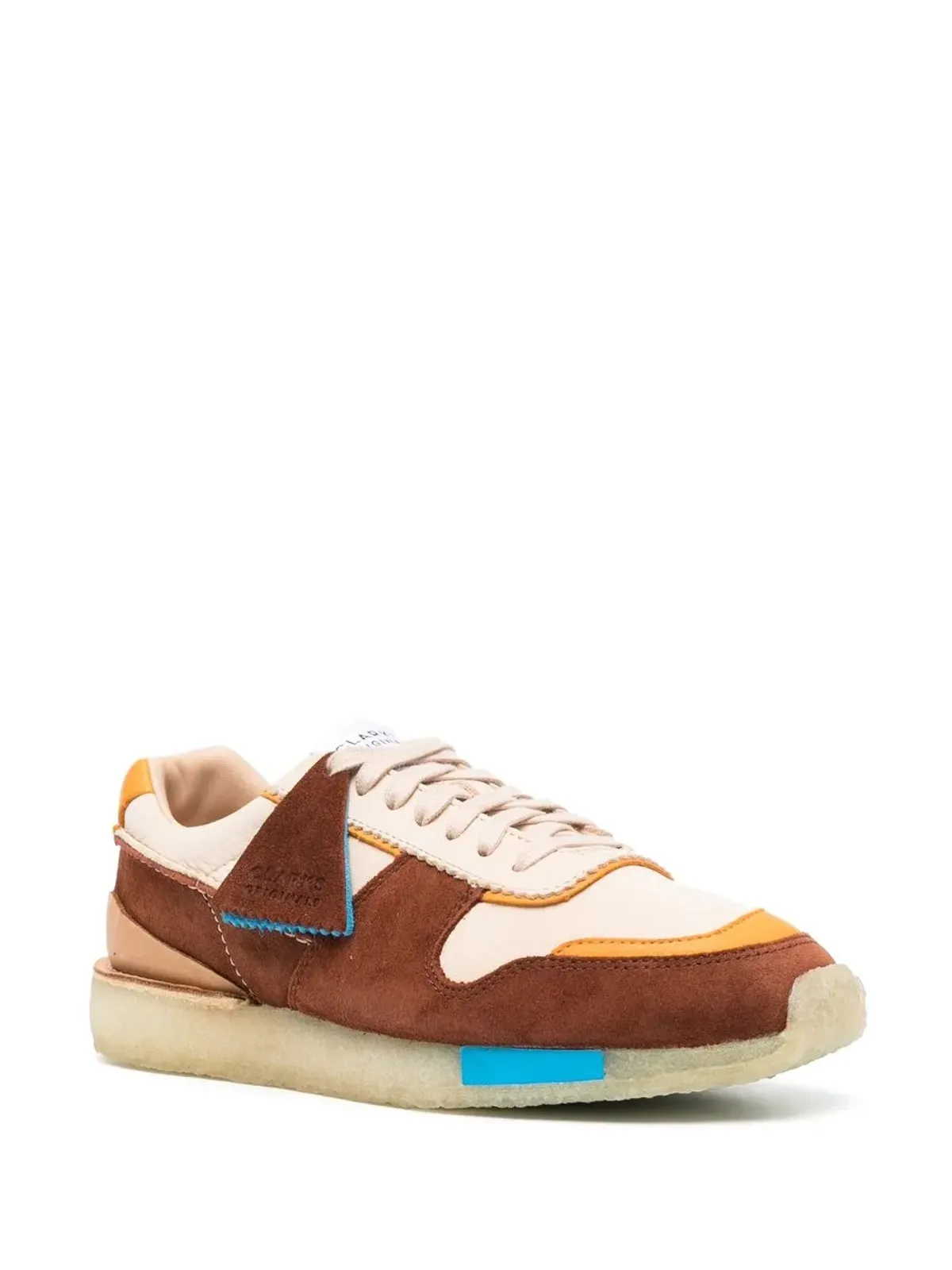 Clarks Originals カラーブロック パネルド ロー・トップスニーカー - 画像2
