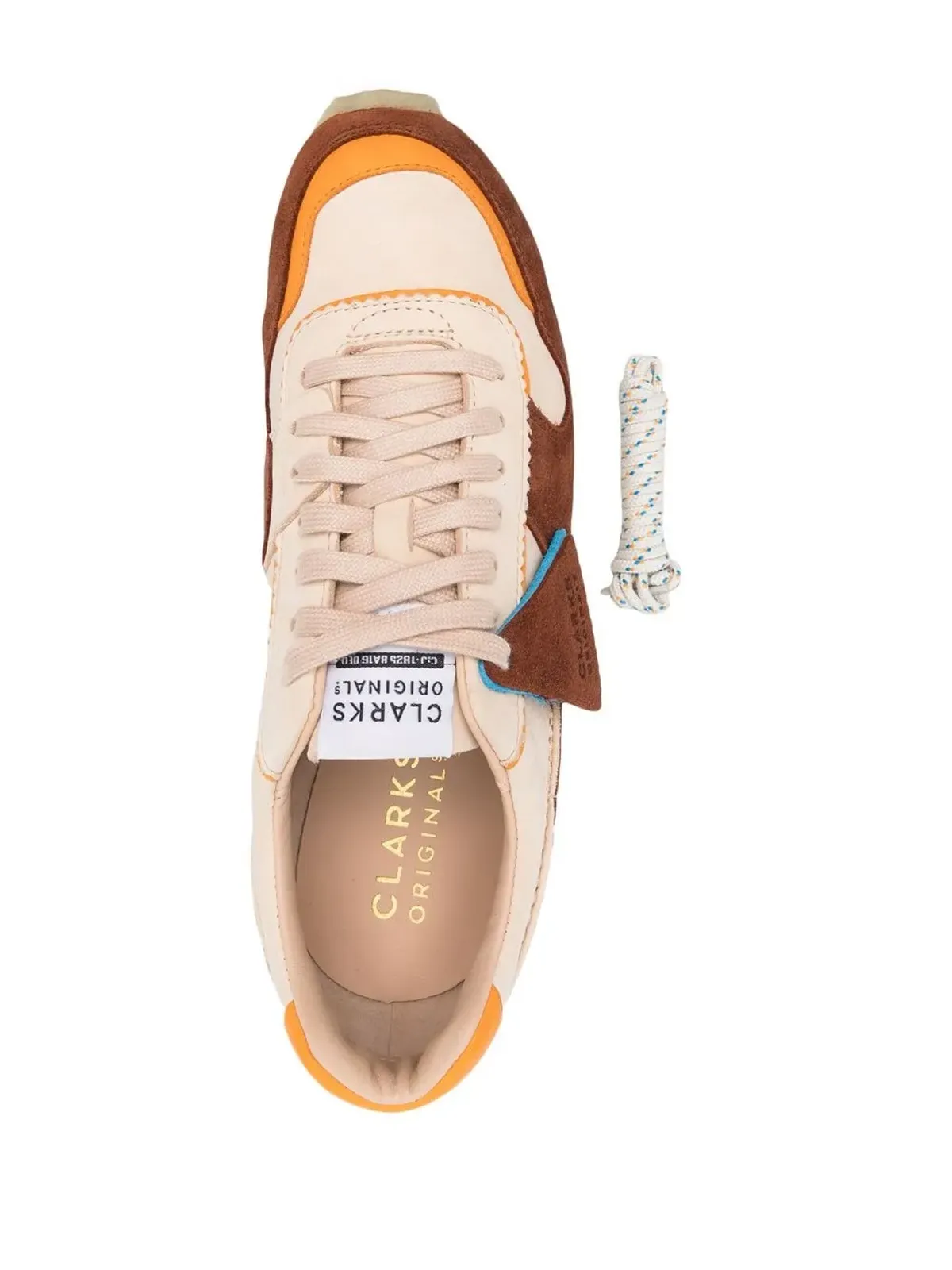 Clarks Originals カラーブロック パネルド ロー・トップスニーカー - 画像4
