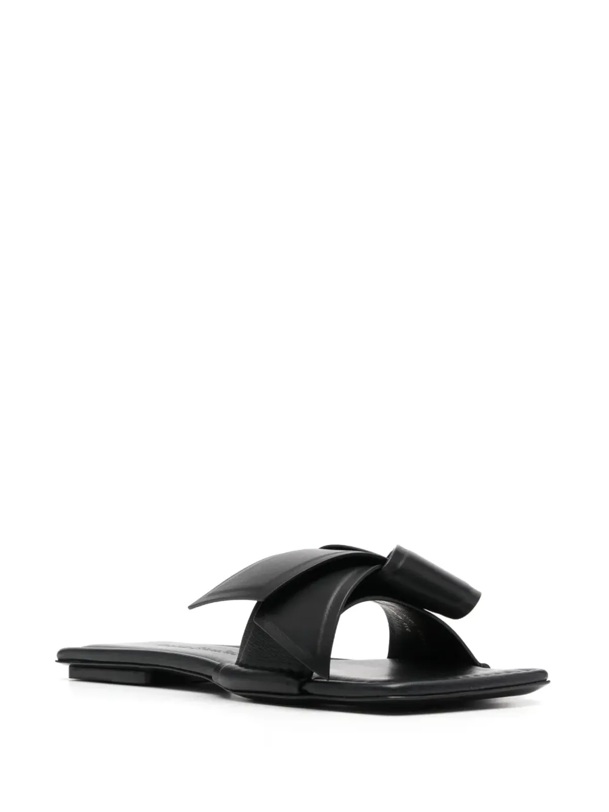 Acne Studios リボンディテール レザーサンダル - 画像2