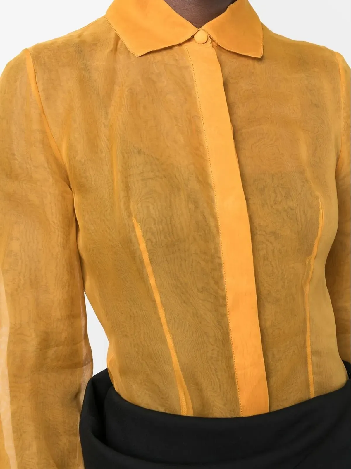 Christian Dior Pre-Owned ボウカフ・シルクシャツ - 画像5