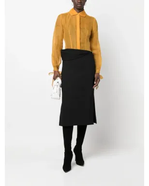 Christian Dior Pre-Owned ボウカフ・シルクシャツ - サムネイル2