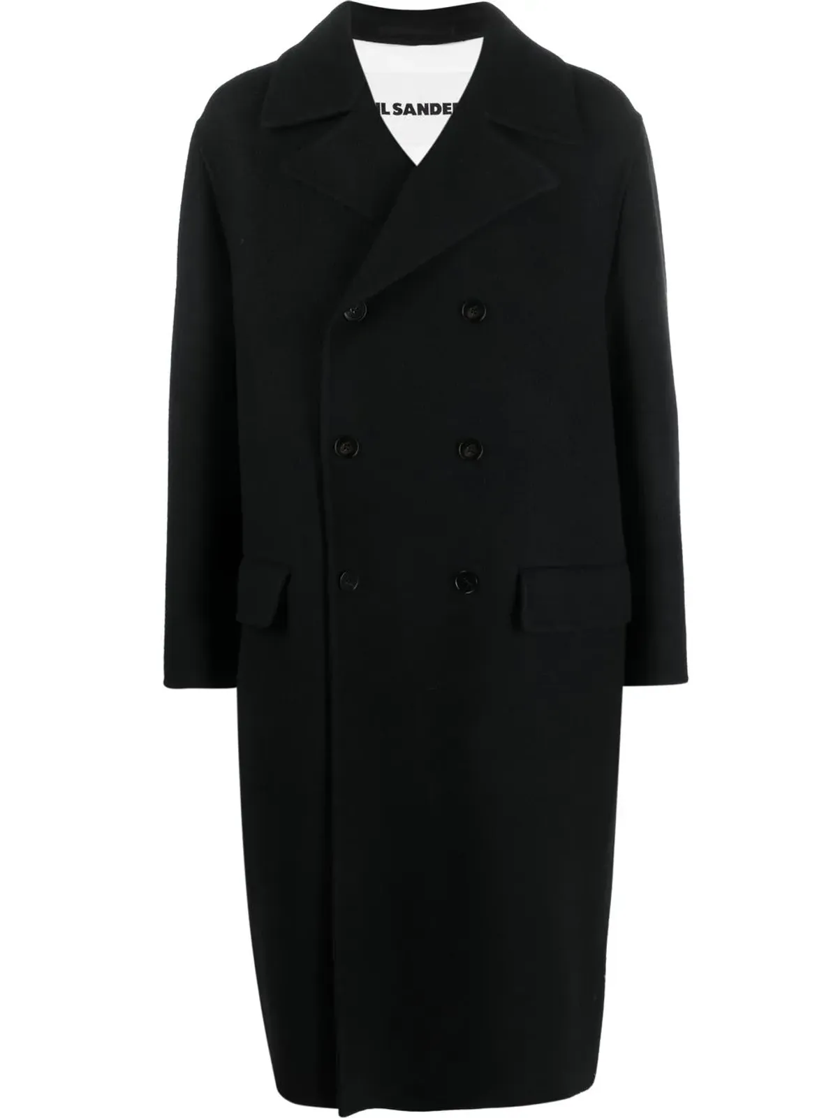Jil Sander ダブルブレスト ヴァージンウール コート - 画像1