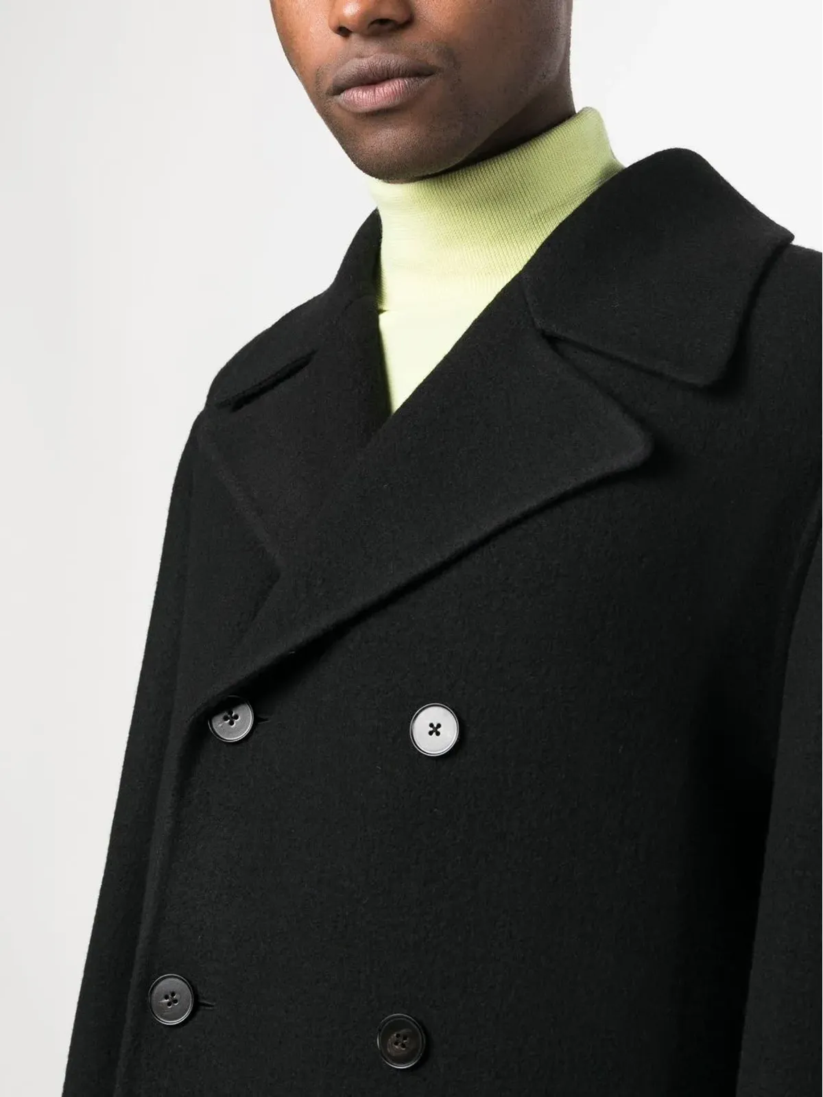 Jil Sander ダブルブレスト ヴァージンウール コート - 画像5