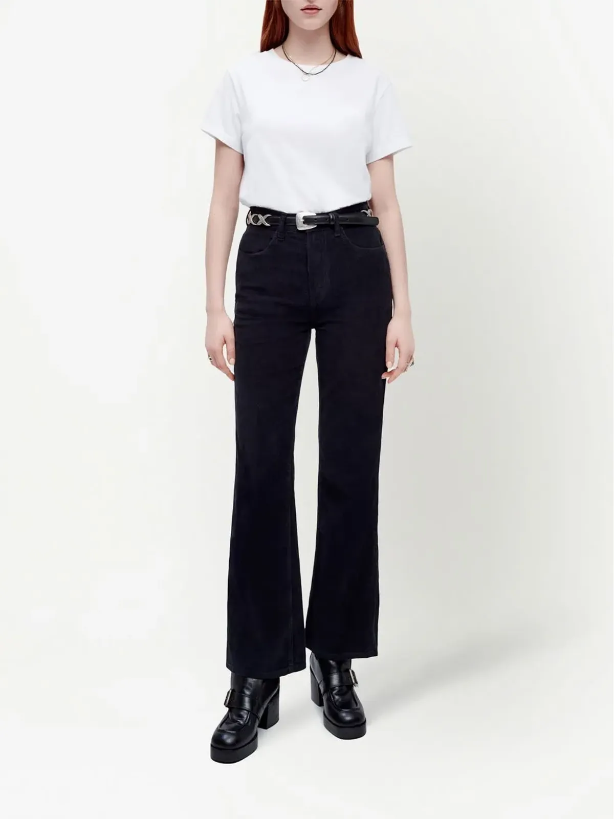 RE/DONE ベーシック半袖Tシャツ - ホワイト - 画像2