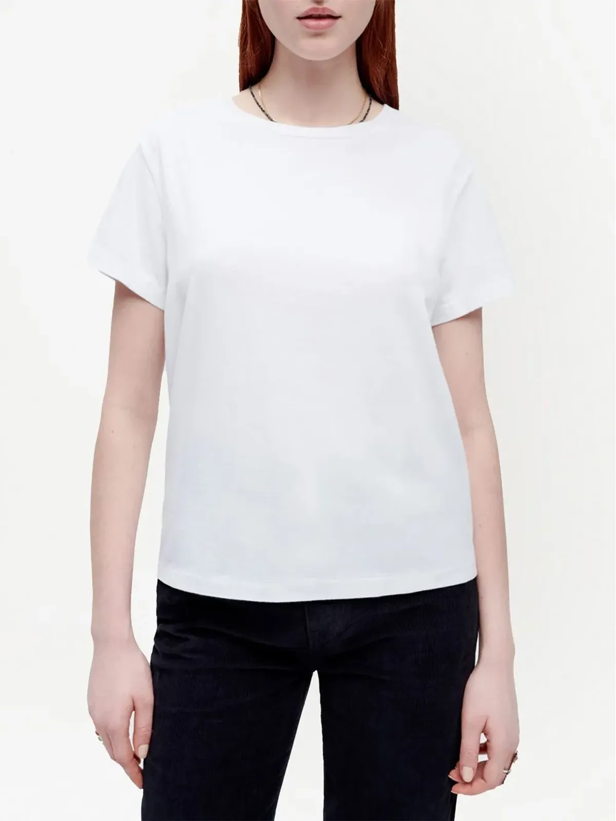 RE/DONE ベーシック半袖Tシャツ - ホワイト - 画像3