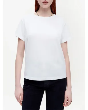 RE/DONE ベーシック半袖Tシャツ - ホワイト - サムネイル3