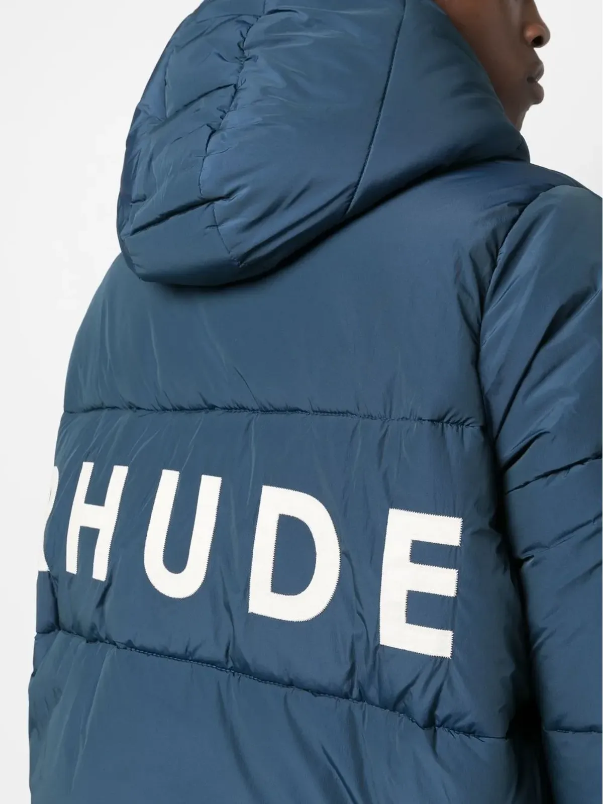 RHUDE ロゴプリント ダウンジャケット - 画像5