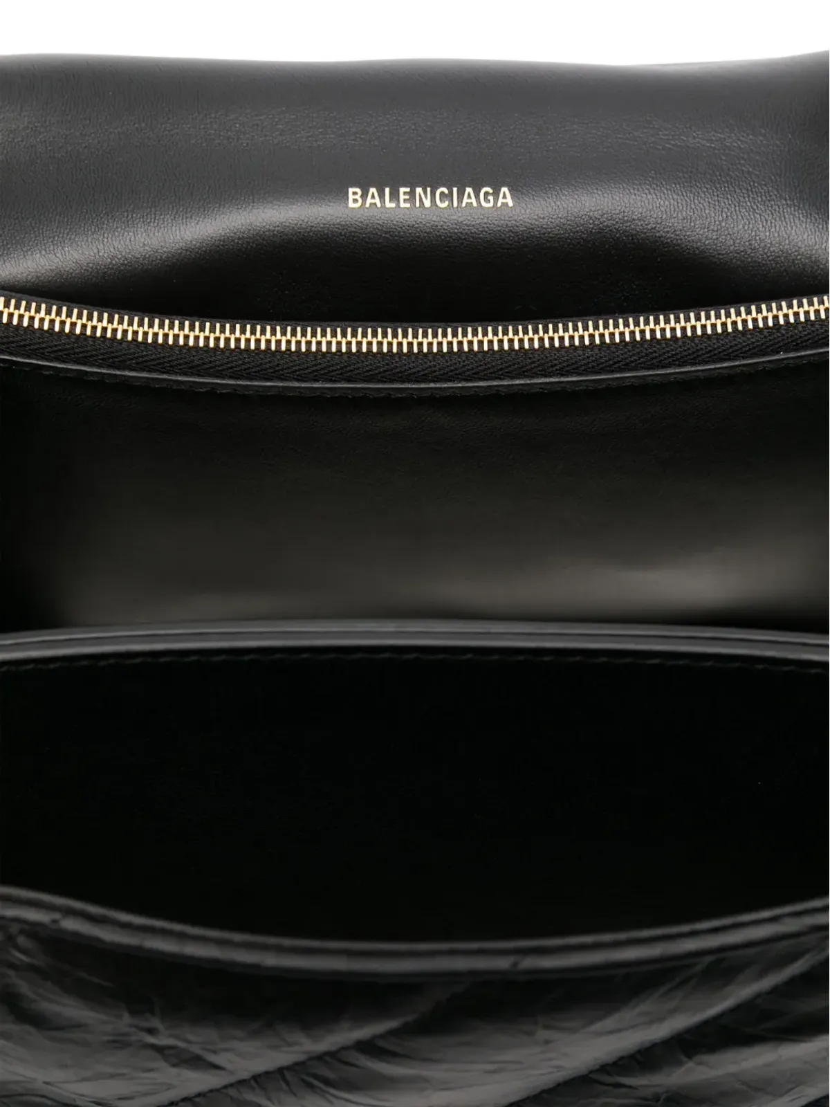 Balenciaga クラッシュ・キルティングショルダーバッグ - ブラック - 画像5