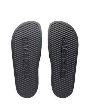 Balenciaga BB-monogram leather pool slides - Black - サムネイル5