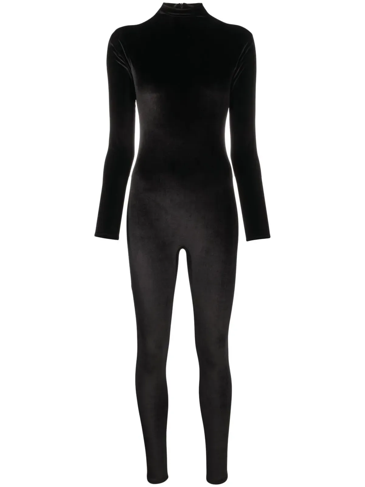 Atu Body Couture 長袖ベルベットジャンプスーツ - 画像1