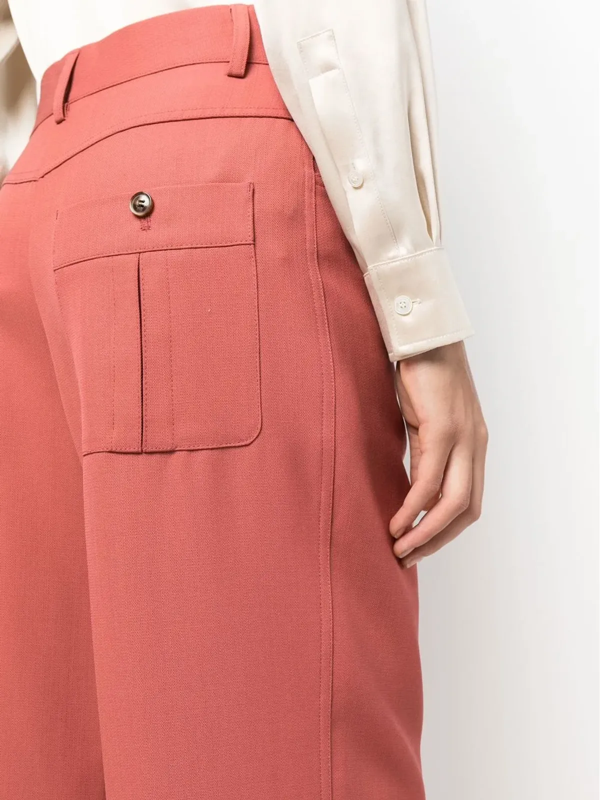 Victoria Beckham ハイウエストストレートパンツ - 画像5