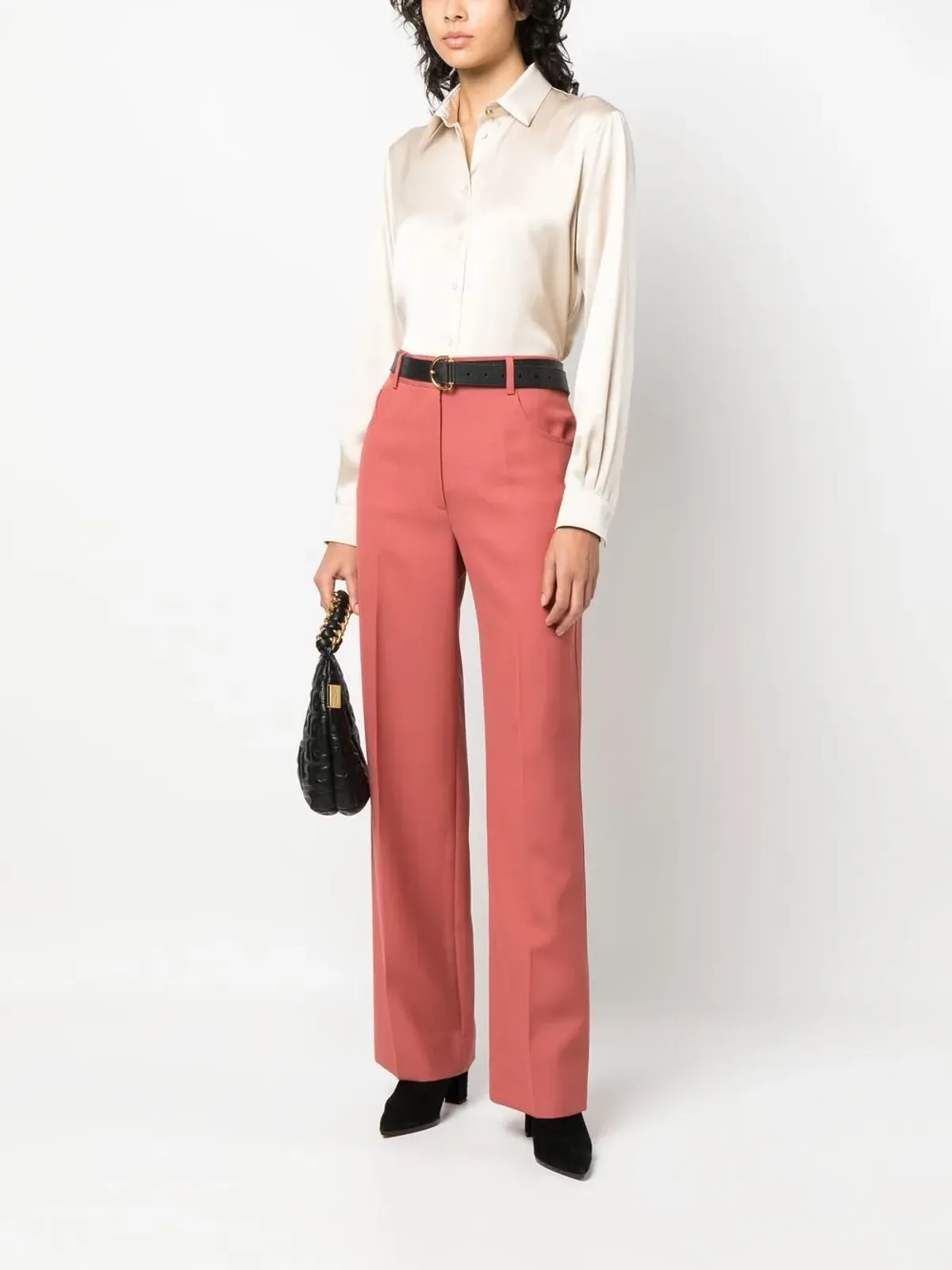 Victoria Beckham ハイウエストストレートパンツ - 画像2
