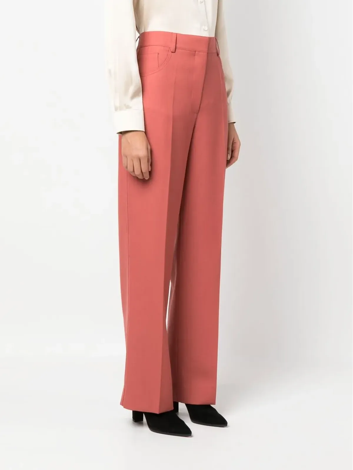 Victoria Beckham ハイウエストストレートパンツ - 画像3