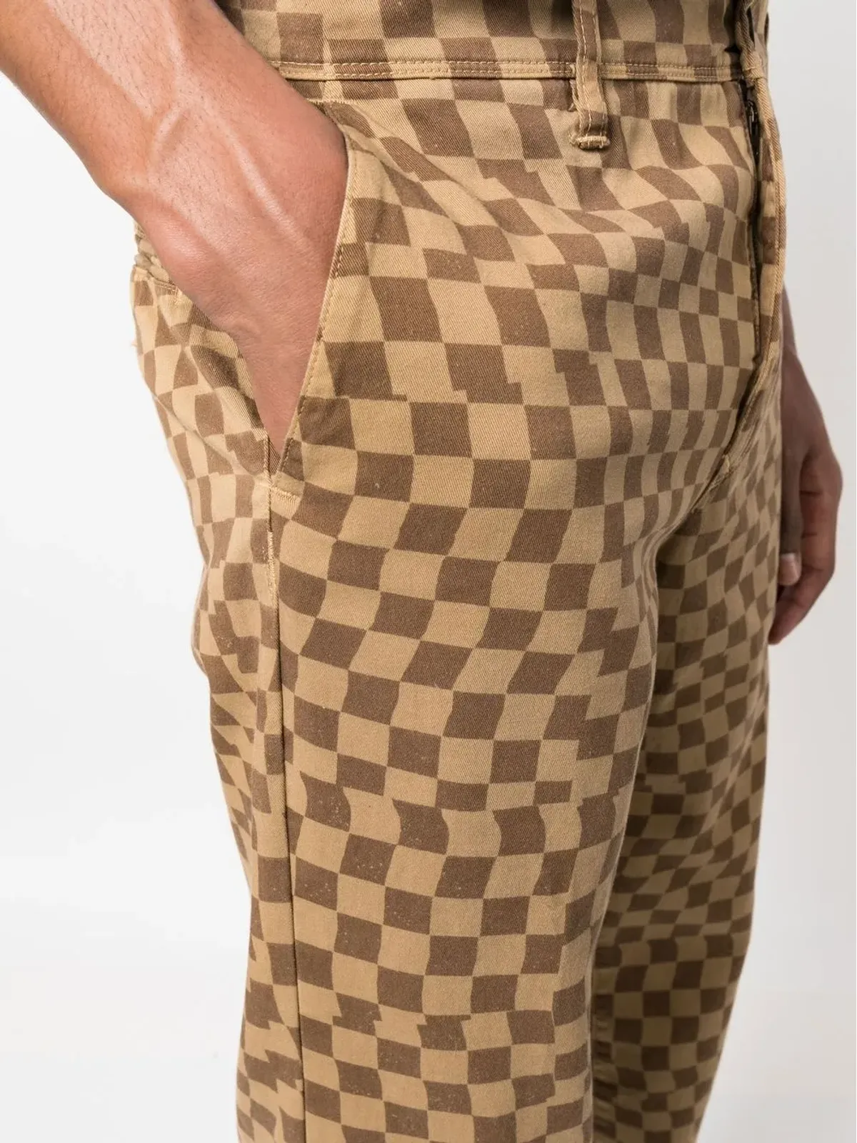 Incotex チェック柄ストレートパンツ - 画像5