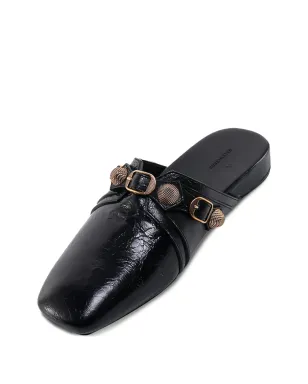 Balenciaga カゴール スタッズ レザー スリッパ - サムネイル4