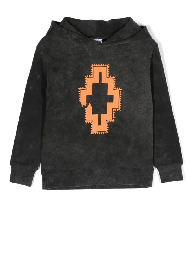 COUNTY OF MILAN KIDS COUNTY OF MILAN KIDS グラフィックプリント フリンジ フーディの商品画像