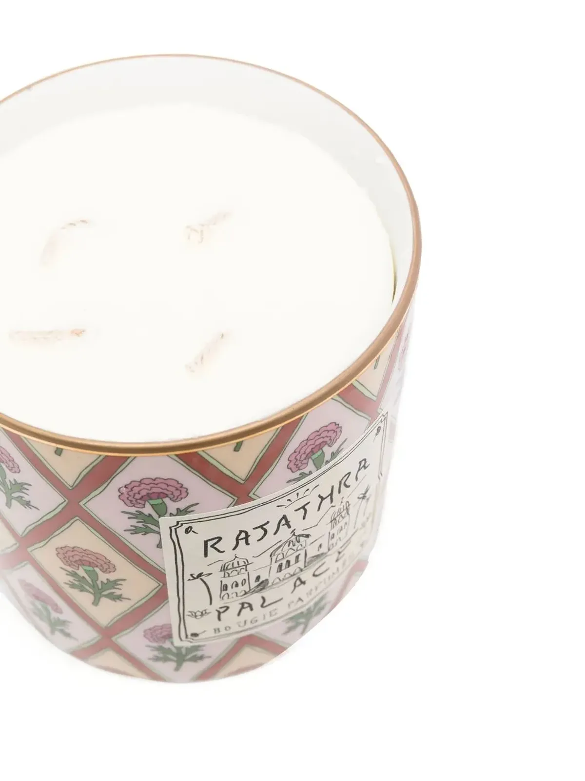 GINORI 1735 Rajathra Palace scented candle - Neutrals - 画像3