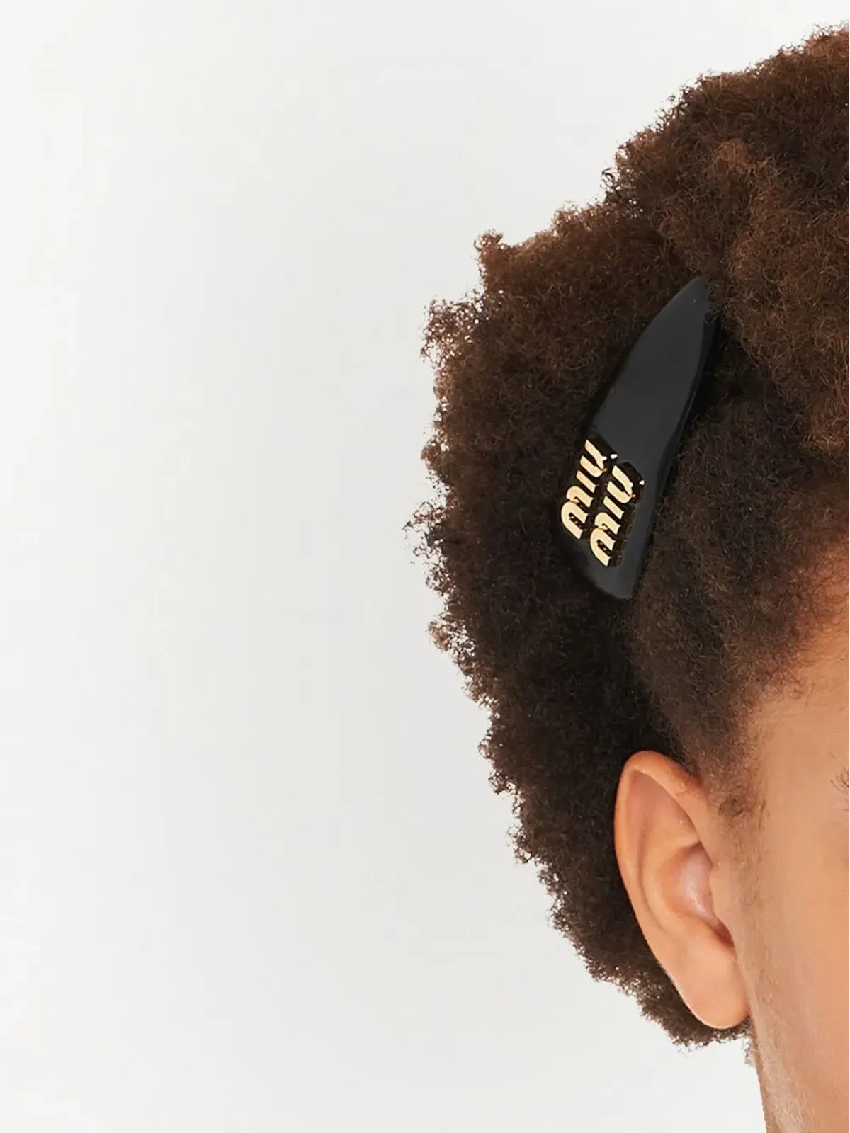 Miu Miu パテントレザー ヘアクリップ - 画像2