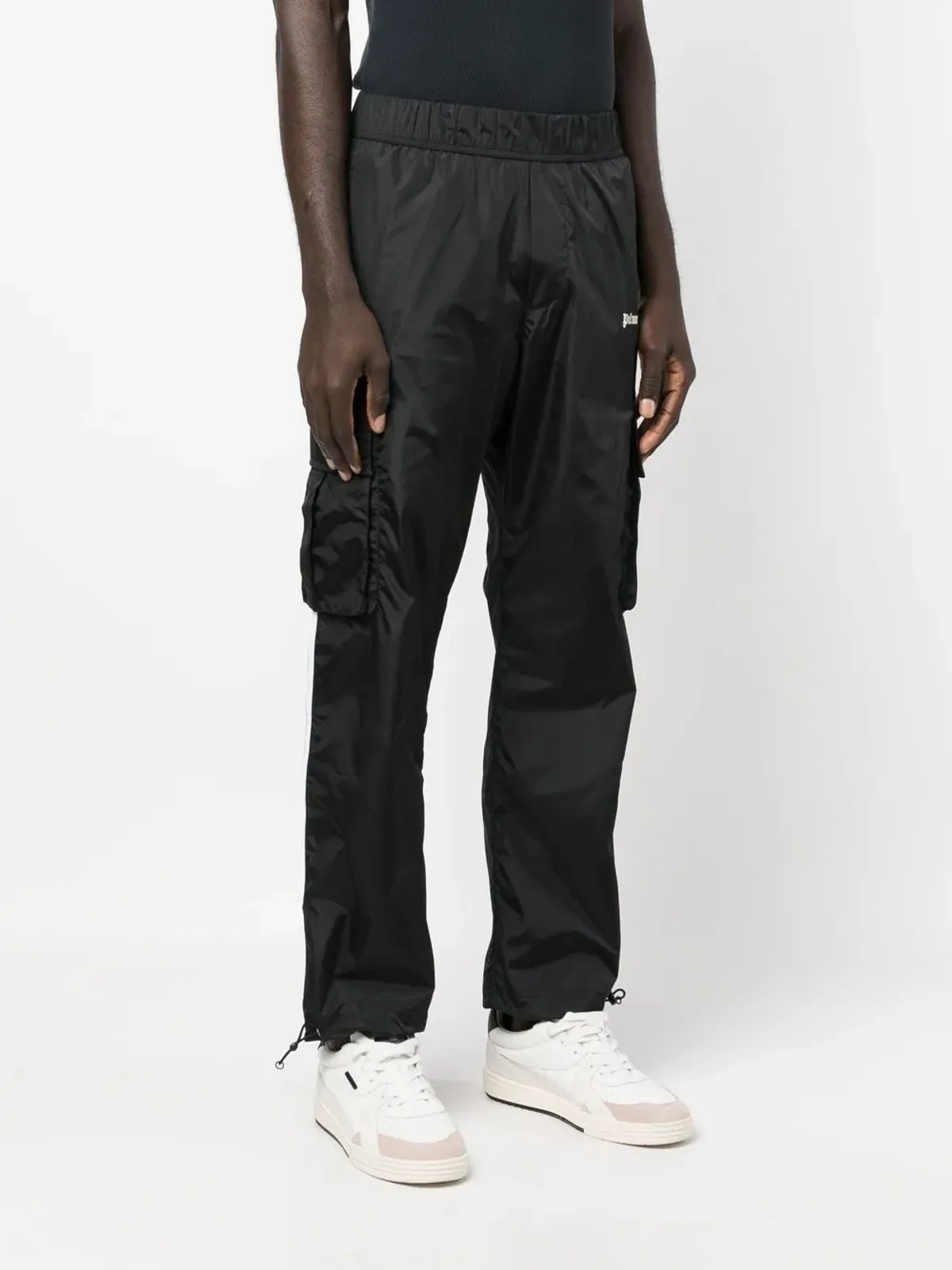 Palm Angels ロゴプリントカーゴパンツ - 画像3