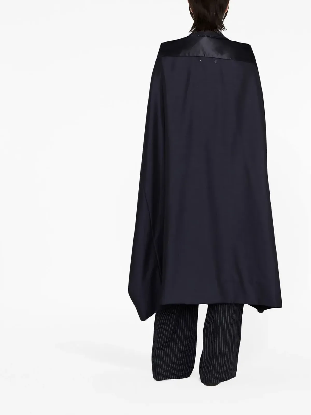 Maison Margiela モヘア混ブランケットコート - 画像4