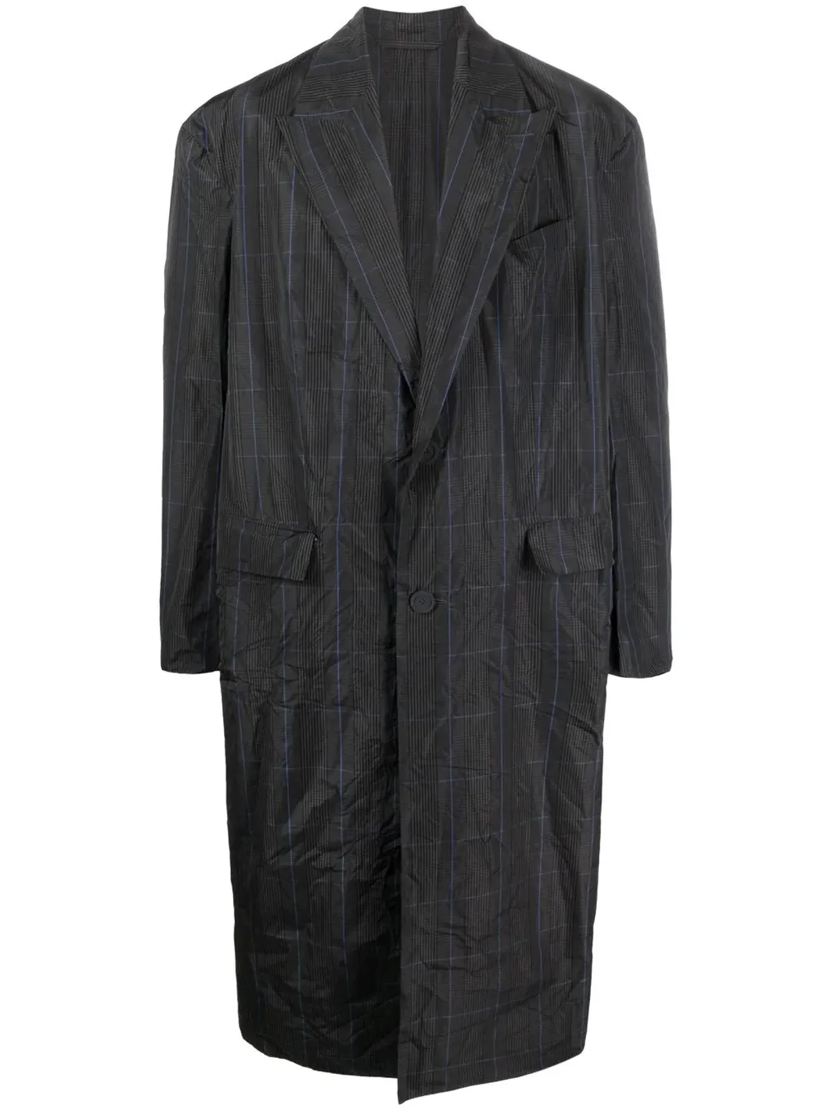 Balenciaga プリンス・オブ・ウェールズ チェック トレンチコート - 画像1