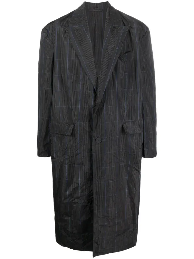 Balenciaga Balenciaga プリンス・オブ・ウェールズ チェック トレンチコートの商品画像