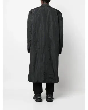 Balenciaga プリンス・オブ・ウェールズ チェック トレンチコート - サムネイル4