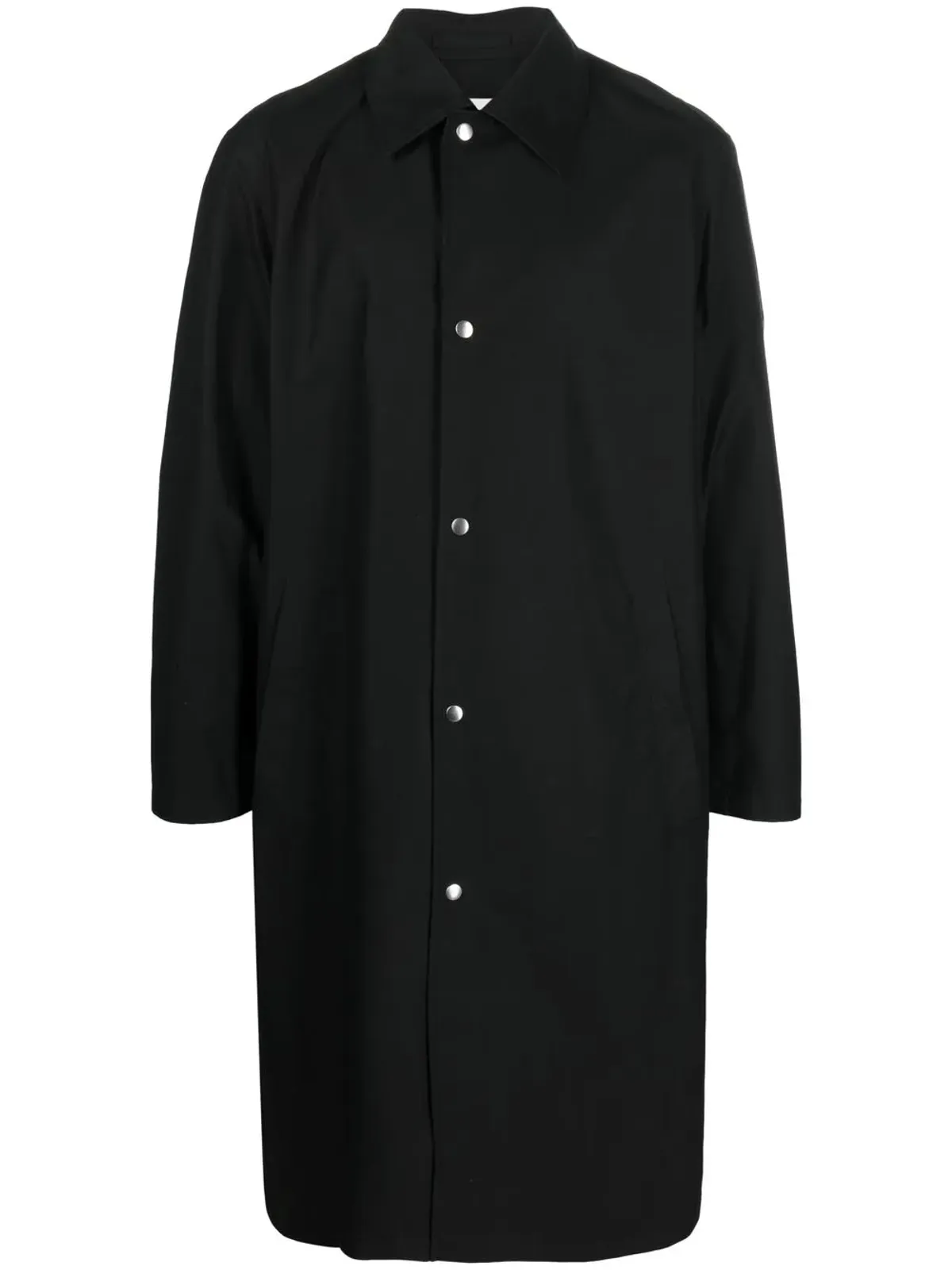 Jil Sander ロゴプリントコート - 画像1