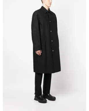 Jil Sander ロゴプリントコート - サムネイル4