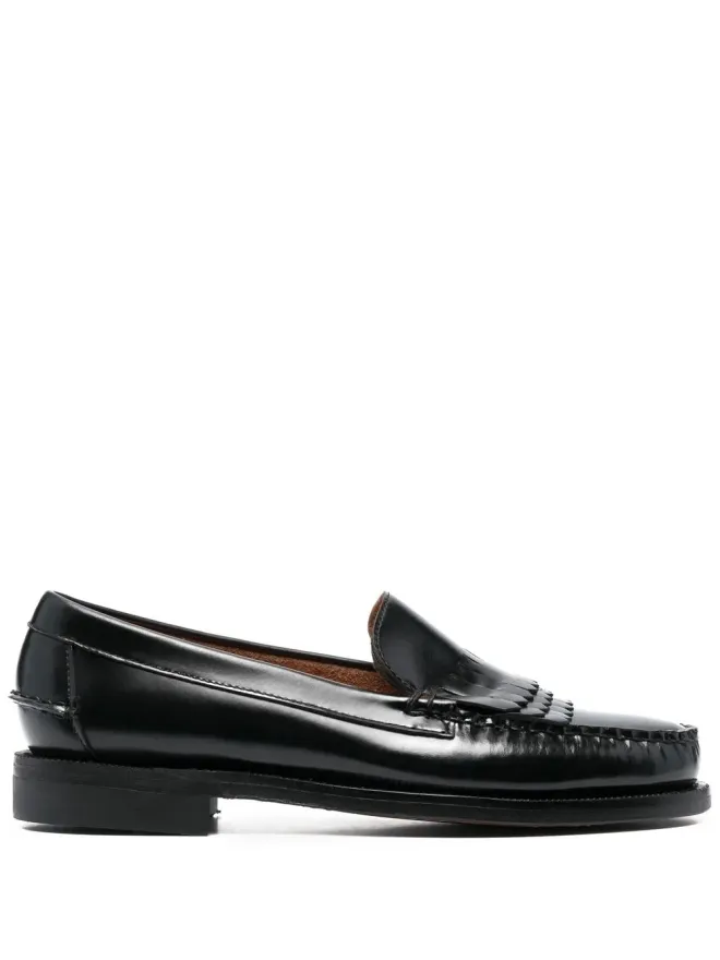 Sebago Sebago フリンジ付き チャンキーペニーローファー - ブラックの商品画像