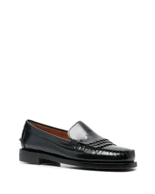 Sebago フリンジ付き チャンキーペニーローファー - ブラック - サムネイル2