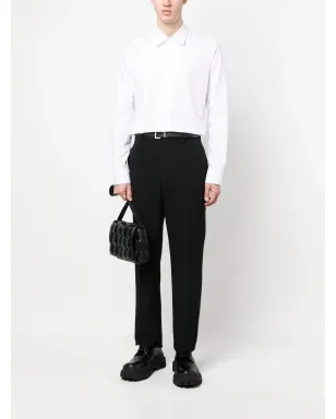 Alexander McQueen ロゴプリント コットンシャツ ホワイト - サムネイル2