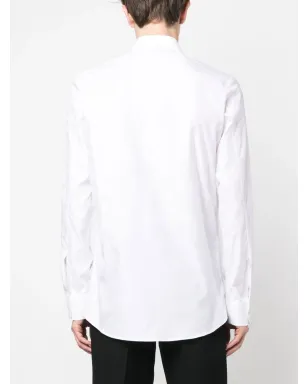 Alexander McQueen ロゴプリント コットンシャツ ホワイト - サムネイル4