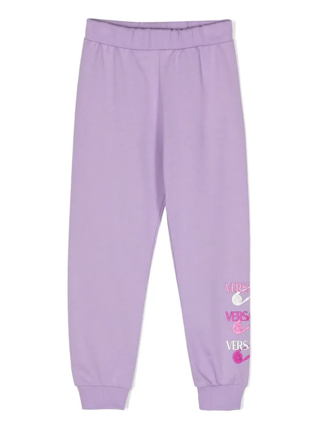 Versace Kids Versace Kids メデューサ・セーフティピンプリント トラックパンツの商品画像