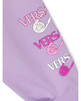 Versace Kids メデューサ・セーフティピンプリント トラックパンツ - サムネイル3