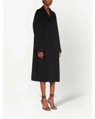 Miu Miu シングルブレスト ミドル丈コート - サムネイル3