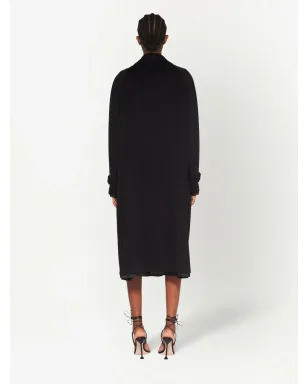 Miu Miu シングルブレスト ミドル丈コート - サムネイル4