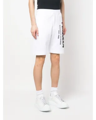 Alexander McQueen グラフィティプリント コットン トラックショーツ - サムネイル3