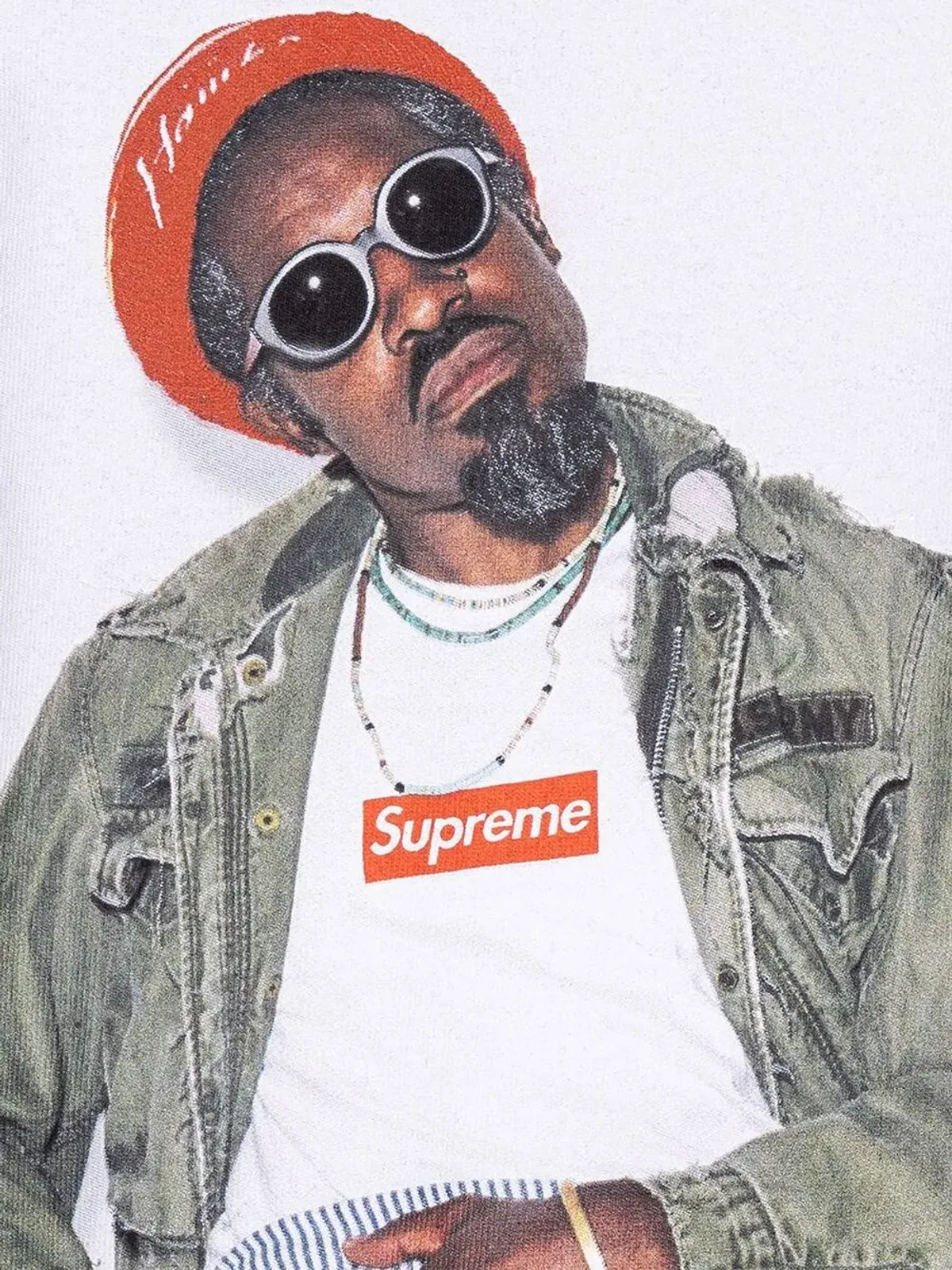 Supreme アンドレ3000 グラフィックプリント Tシャツ - 画像3