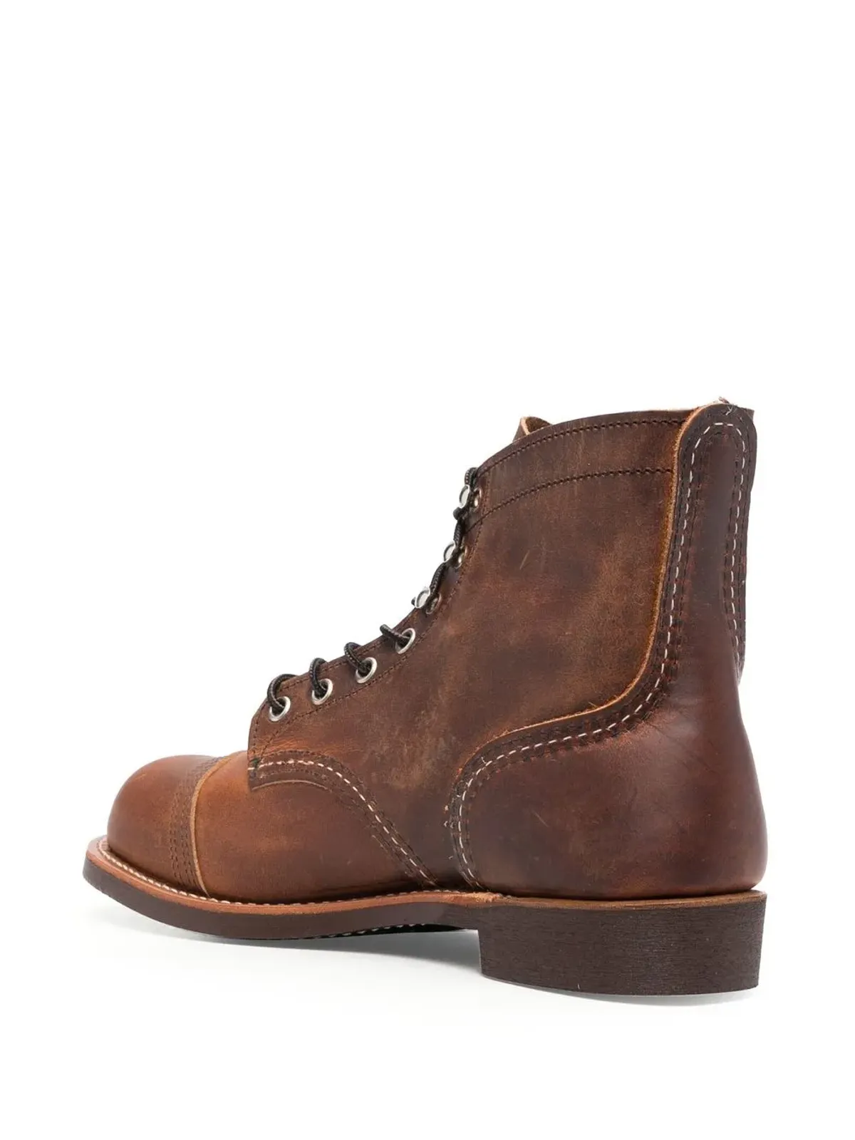 Red Wing Shoes レザー レースアップ ブーツ - ブラウン - 画像3