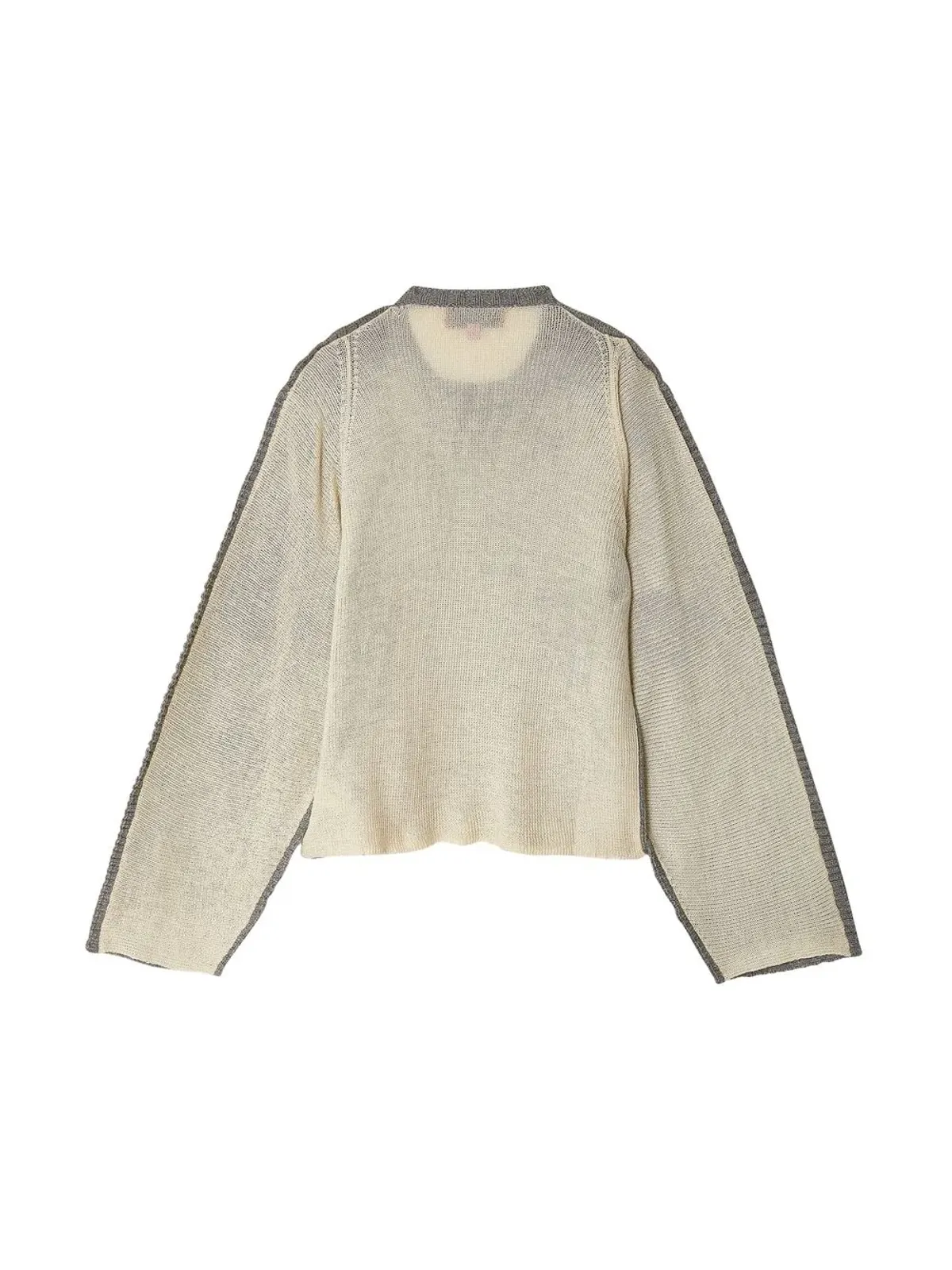 Eckhaus Latta ストライプ リブ編み ジャンパー - グレー - 画像2