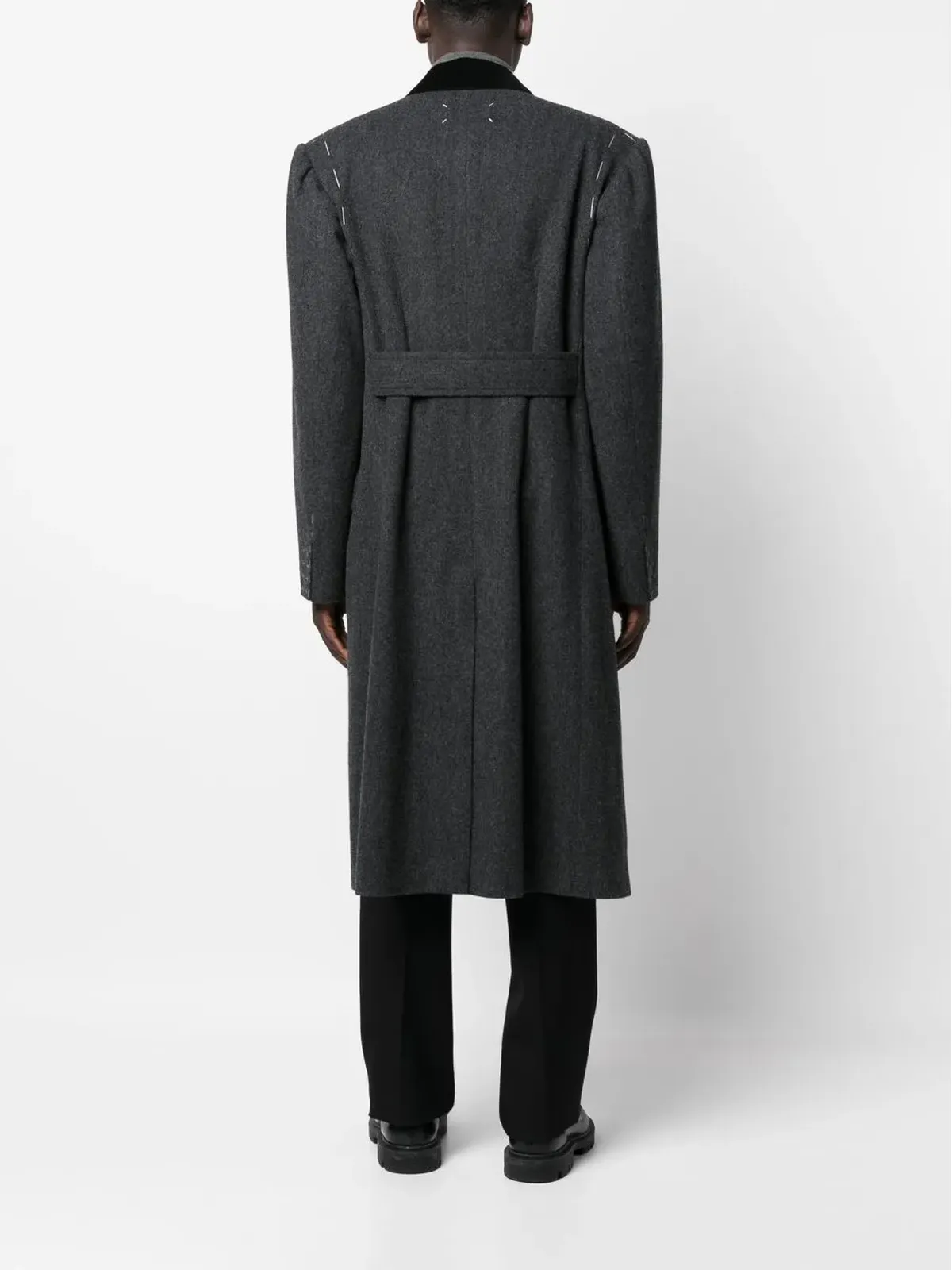 Maison Margiela Work-In-Progress ダブルブレストコート - 画像5