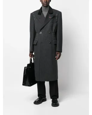 Maison Margiela Work-In-Progress ダブルブレストコート - サムネイル2