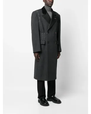 Maison Margiela Work-In-Progress ダブルブレストコート - サムネイル4