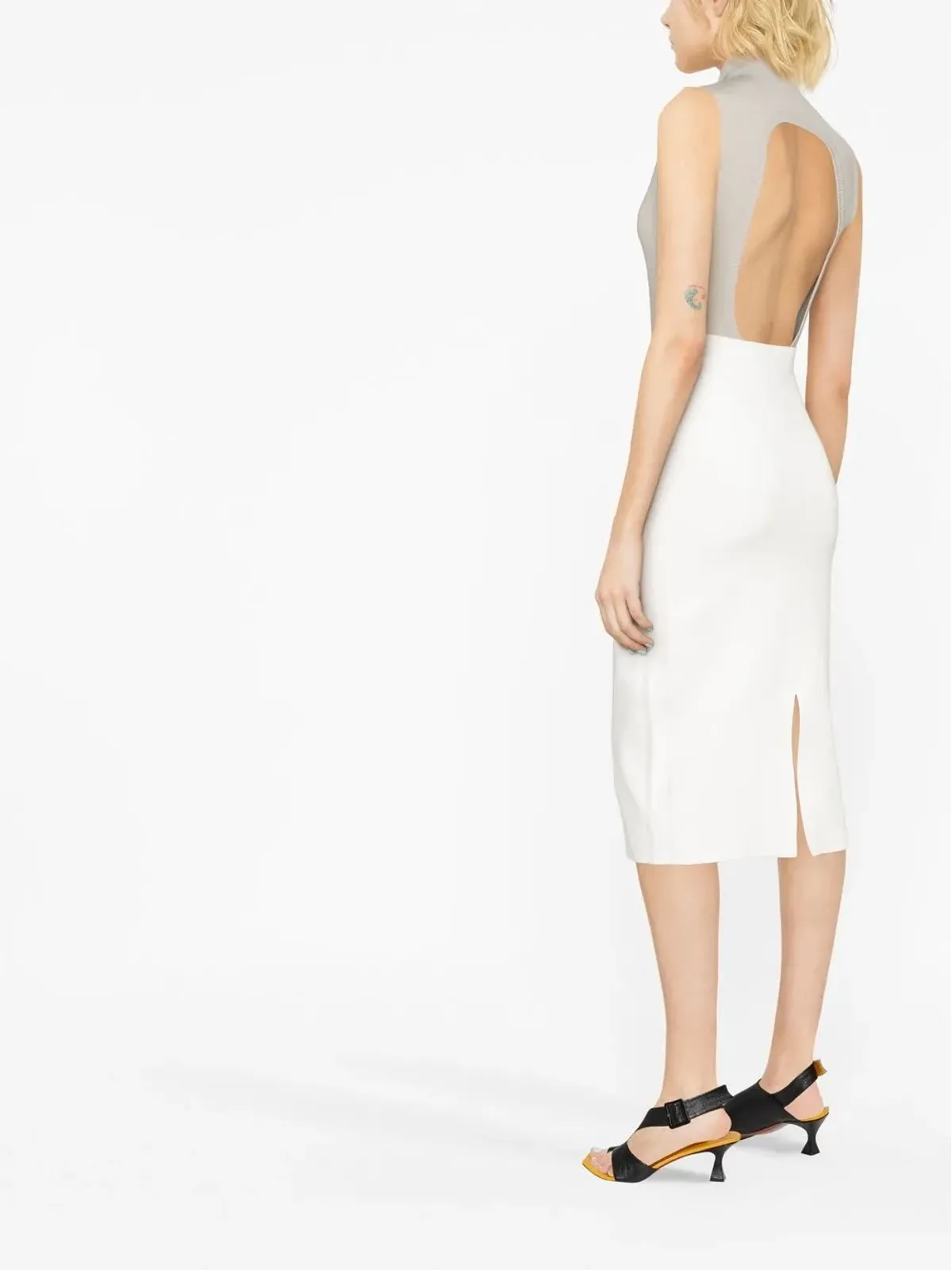 Victoria Beckham VB Body ミディ・ペンシルスカート - 画像3