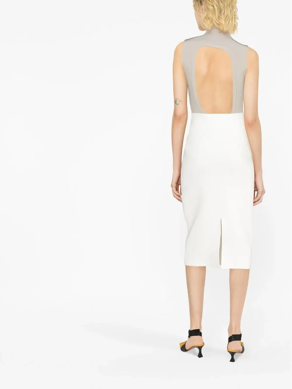 Victoria Beckham VB Body ミディ・ペンシルスカート - 画像4