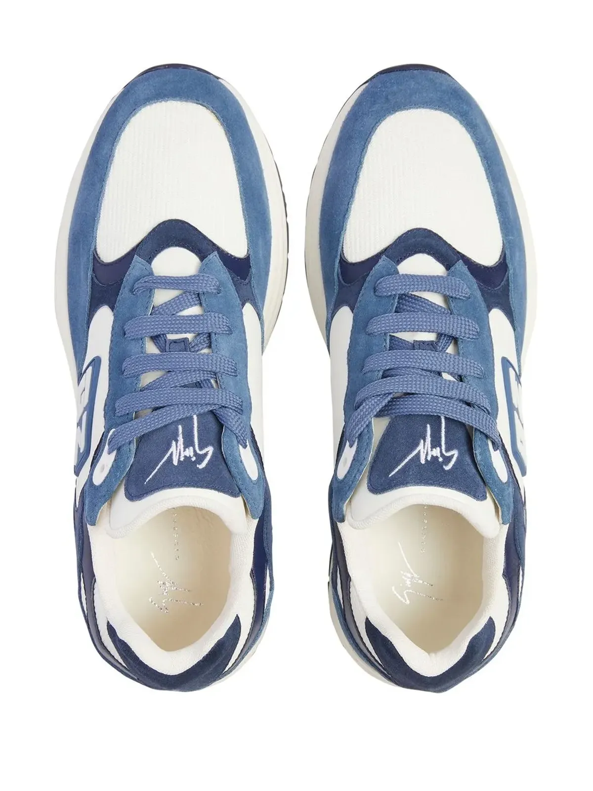 Giuseppe Zanotti ニュー GZ Runner レースアップ ローカットスニーカー - 画像4